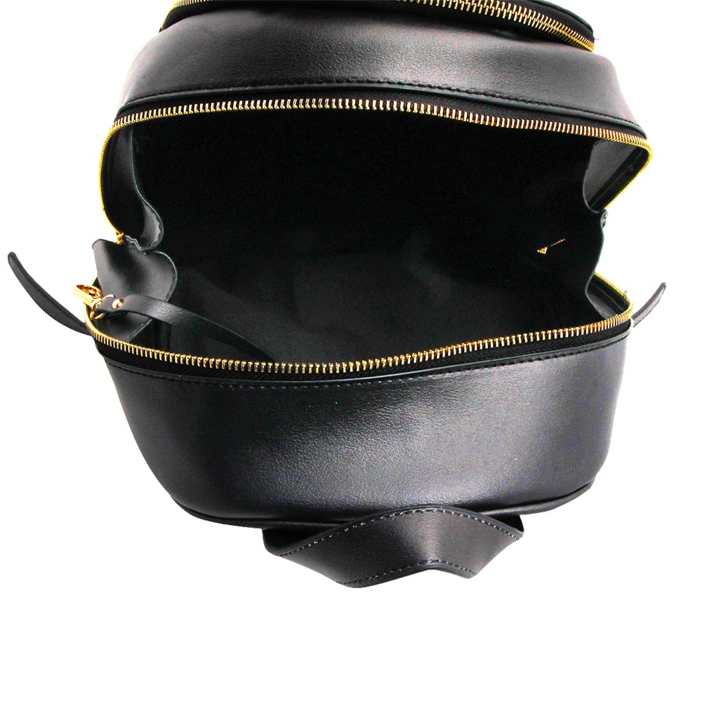 Black Dashiki Print Leather Backpack & Wallet - Picture 3 of 3